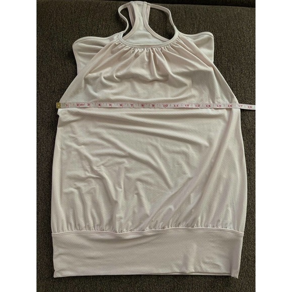 Lululemon Practice Freely Tank Racerback Striped Sports Bra Size 6 Light Pink - Picture 8 of 13